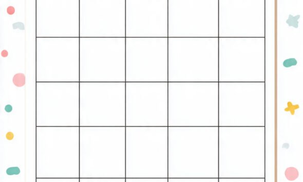 blank bingo card