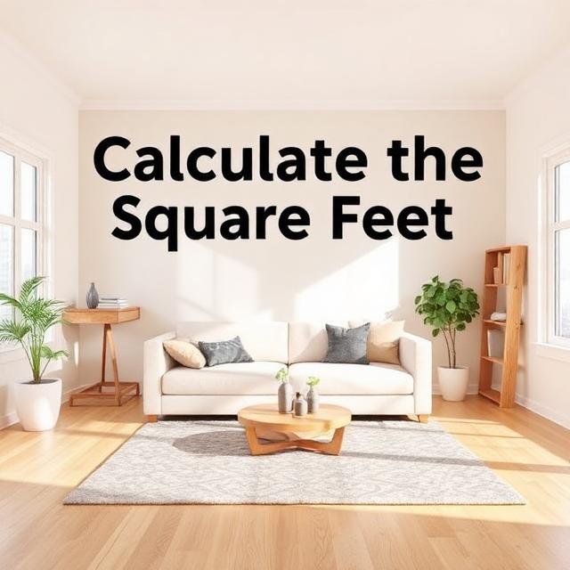 calculate the square feet