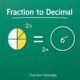 fraction to decimal